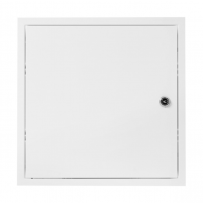 Europlast RLA Metāla revīzijas lūka, ar atslēgu, 600x600mm, balta