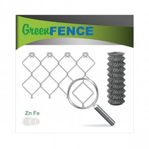 Vilmars Pītais Žogs, cinkots, rūts 50x50mm, D2mm stieple, 1.25x25m