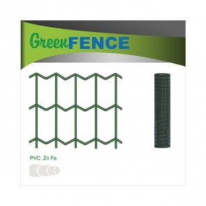 Vilmars Metināts cinkots Žogs, PVC pārklājums, rūts 50x100mm D2.1mm stieple 1.2x25m