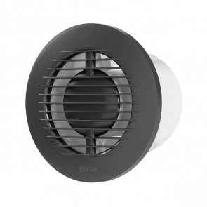 Europlast E-EXTRA Series EA Apaļš elektroventilators, ar lodīšu gultni, D100mm, antracīts