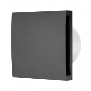 Europlast E-EXTRA Series EET Elektroventilators, ar noslēgvāku, D100mm, antracīts