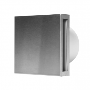 Europlast E-EXTRA Series EET Elektroventilators, ar noslēgvāku, D100mm, inox