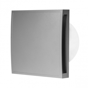 Europlast E-EXTRA Series EET Elektroventilators, ar noslēgvāku, D100mm, sudraba