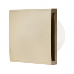Europlast E-EXTRA Series EET Elektroventilators, ar noslēgvāku, D100mm, zelta