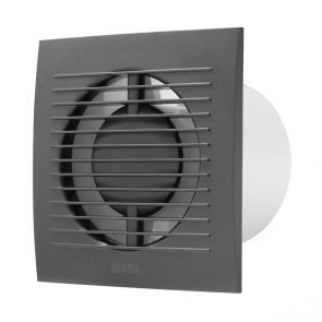 Europlast E-EXTRA Series EE Elektroventilators ar taimeri, D100mm, antracīts