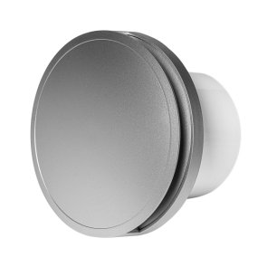Europlast E-EXTRA Series EAT Apaļš elektroventilators, ar noslēgvāku, lodīšu gultni, taimeri, D150mm, sudraba