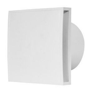 Europlast E-EXTRA Series EET Elektroventilators, ar noslēgvāku, D100mm, balts