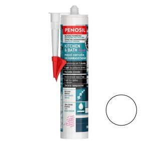 Penosil Kitchen&Bath Fresh Silikona hermētiķis virtuvēm un vannas istabām 310ml balts