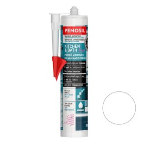 Penosil Kitchen&Bath Fresh Silikona hermētiķis virtuvēm un vannas istabām 310ml caurspīdīgs