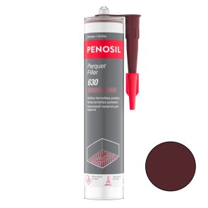 Penosil Parquet Filler 630 Akrila hermētiķis parketam 300ml sarkankoks