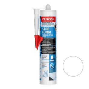 Penosil Stop Fungi Pret pelējumu izturīgs silikona hermētiķis 310ml caurspīdīgs