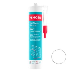 Penosil Wet Room Silicone 323 Skābs sanitārais silikona hermētiķis 280ml caurspīdīgs