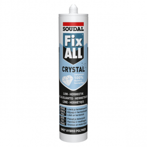 Soudal Fix ALL Crystal Гибридный полимерный клей/герметик , caurspīdīgs, 290ml