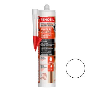 Penosil Painters Silicone Hermētiķis kustīgu savienojumu aizpildīšanai pirms krāsošanas 290ml balts