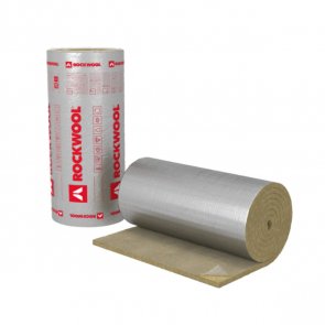 Rockwool Klimamat  (Alu Lamella Mat) Vertikāli orientētas šķiedras akmens vates ruļpaklājs 50x1000x5000mm, iepak. 5.0m2