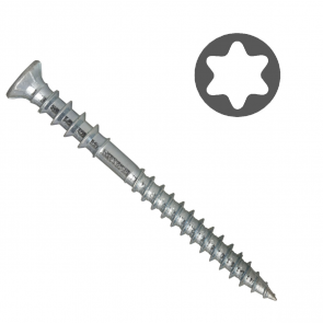 Easy-Fix Regulējamā skrūve Torx 25, cinkota, 6x70mm (100gab)