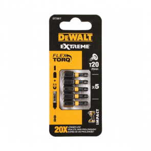 DeWalt FlexTORQ Skrūvgriežu uzgalis 25mm T20 (5gab)