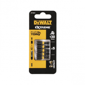 DeWalt FlexTORQ Skrūvgriežu uzgalis 25mm T30 (5gab)