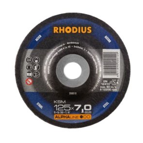 Rhodius slīpēšanas disks metālam KSM, 125x7x22.2mm