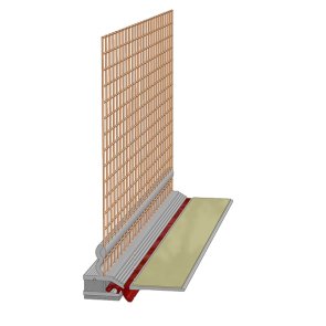 Caparol Capatect Anputzleiste 3D SLIM Kustības absorbējošs pieslēguma profils logiem un durvīm 2.4m Balts