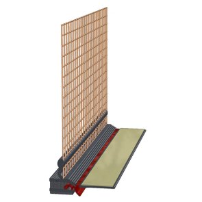 Caparol Capatect Anputzleiste 3D SLIM Kustības absorbējošs pieslēguma profils logiem un durvīm 2.4m Antracīts