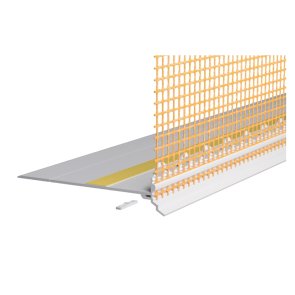 Caparol CT Thermoprofil 6680/30 Plastikāta cokola profils ar lāseni un divpusēju līmlenti, 2m