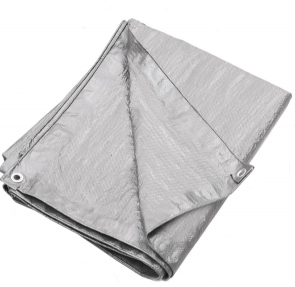 Pārklāji PP/PE sudraba 110g/m2, 5x8m, 40m2