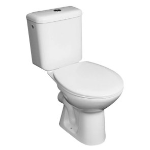 Jika Zeta Tualetes pods ar horizontālo izvadu, pievads no sāniem, 360x645mm, balts (bez vāka)