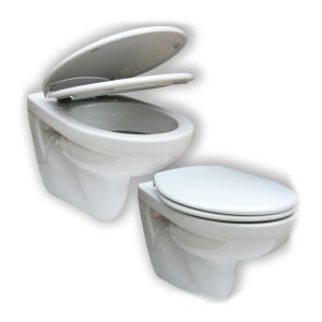 Gustavsberg Saval Tualetes pods ar SC vāku, stiprināms pie sienas, balts