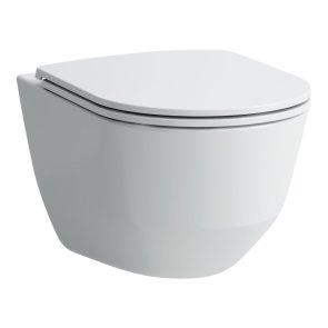 Laufen Pro Tualetes pods ar SC Slim vāku, stiprināms pie sienas, 360x530mm, balts