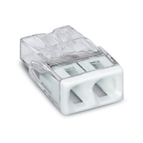 Wago 2273 Savienojuma klemmes monolītai dzīslai, 2-vietīgs, 0,5-2.5mm2, 24A/450V (5gab.) 2273-202