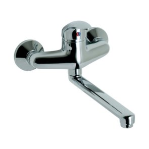 Jika Lyra Plus Vannas istabas izlietnes maisītājs, no sienas, iztece 210mm, hroms