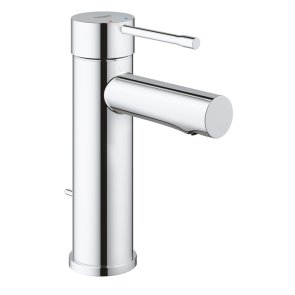 Grohe Essence S Vannas istabas izlietnes maisītājs, taisns, ar pop-up, 1/2 collas, hroms