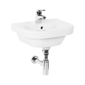 Jika Deep Maza vannas istabas izlietne, 450x370mm, balta