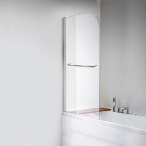 Vento Napoli Vannas siena, hromēts profils, caurspīdīgs Easy clean stikls 80x140cm