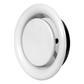 Europlast Metāla nosūces difuzors DM, D125mm, balts