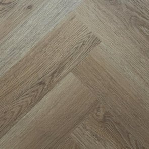 RubyLin Herringbone SPC Vinila grīda ar 1mm IXPE apakšklāju, 625x125x5.5mm, Sand, iepak. 1.875m2