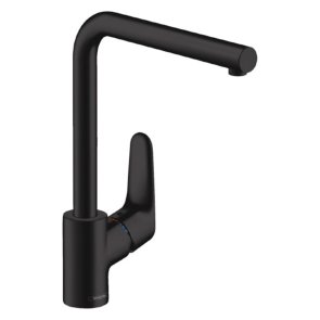 Hansgrohe Focus M41 280 Virtuves izlietnes maisītājs, matēts melns