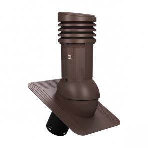 STANDARD EVO вентиляционный выход D125 , Neizolēts - Brūns