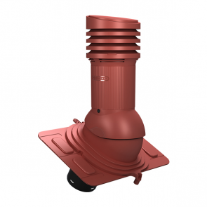 UNIWERSAL EVO вентиляционный выход D125 , Neizolēts - Sarkans