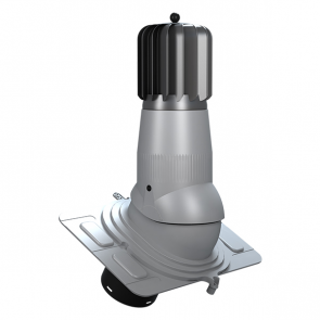 UNIWERSAL EVO вентиляционный выход D150 , ar mehānisko ventilatoru - Pelēks