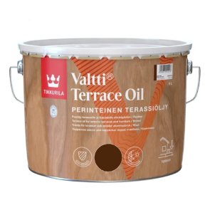 Tikkurila Valtti Terrace Oil Eļļa uz šķīdinātāja bāzes dārza mēbelēm un terasēm, brūna, 9L