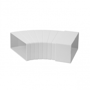 Europlast Līkums horizontāls plastmasas 110x55mm, 15-60°