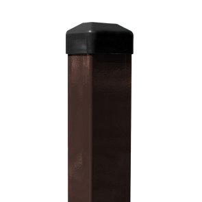 Vilmars Kvadrātveida žoga stabs, brūns, 40x60/1.3mm, 1.7m